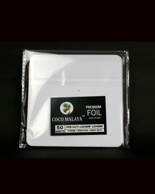 COCOMALAYA PREMIUM HOOKAH FOIL 30 MICRON THICK (50 SHEETS)